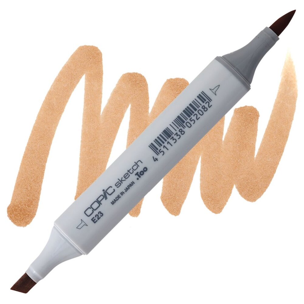copic sketch marker e23, hazelnut